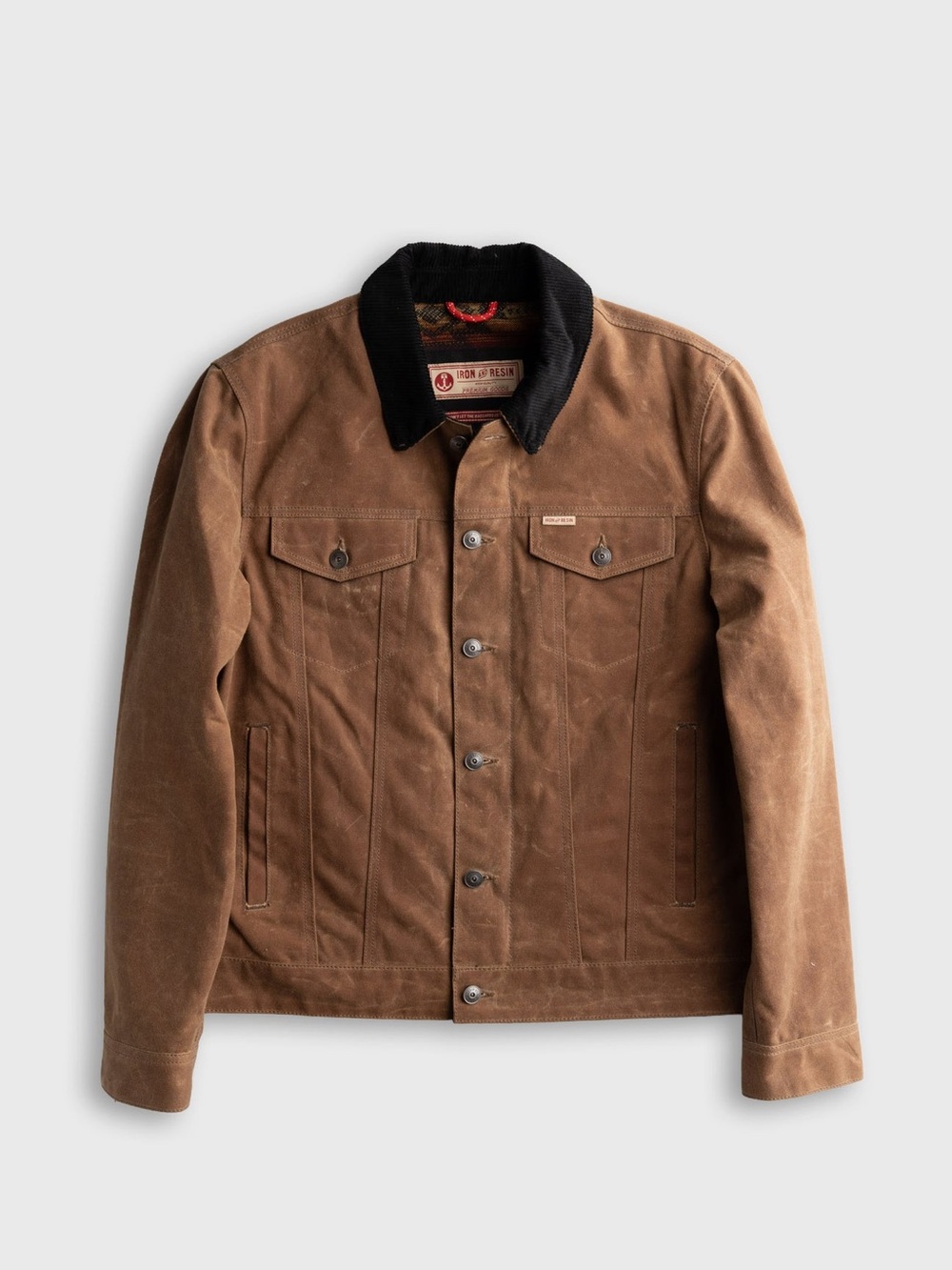 NWT Iron and Resin Scout Jacket Oil Tan Men’s Large